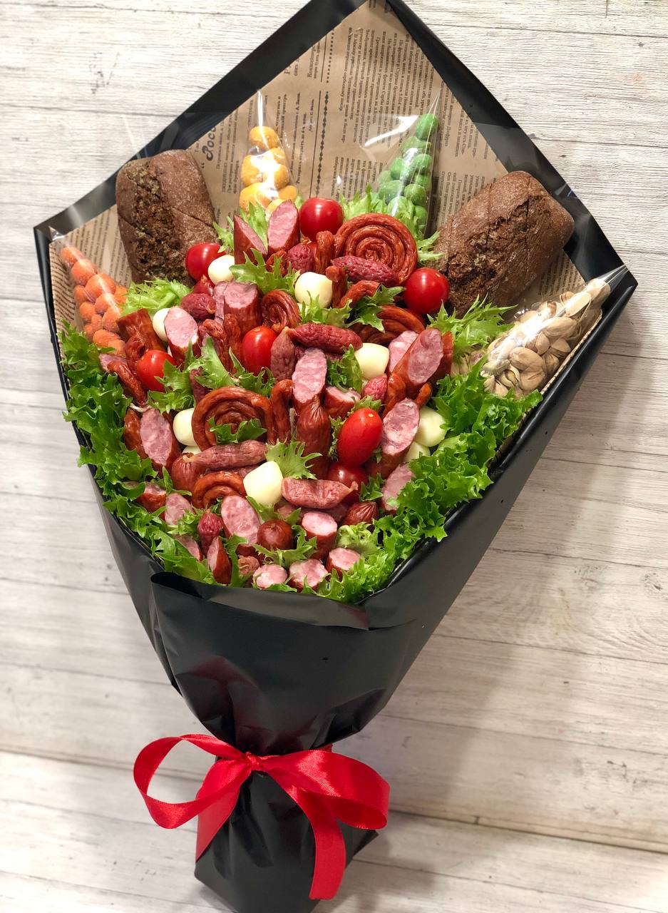 Купить съедобный букет Салатный